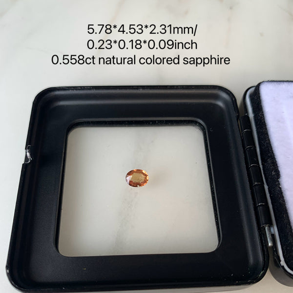 0.558ct Natural Colored sapp