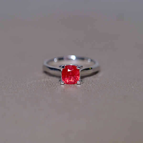 Natural Pink Spinel Ring