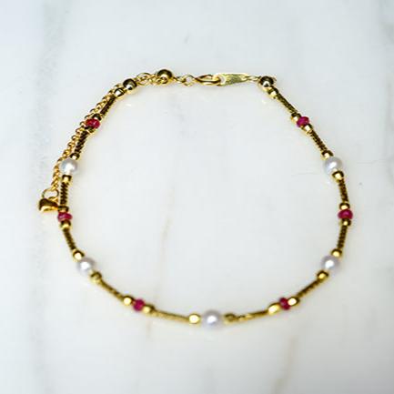 Lucky Ruby Bracelet